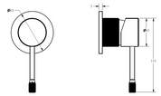 Linie Wall Mixer Trim Kit